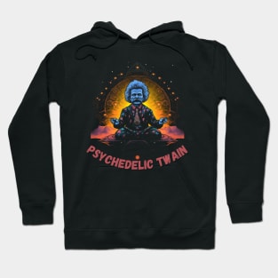 Psychedelic Mark Twain Trippy 70's Retro Hoodie